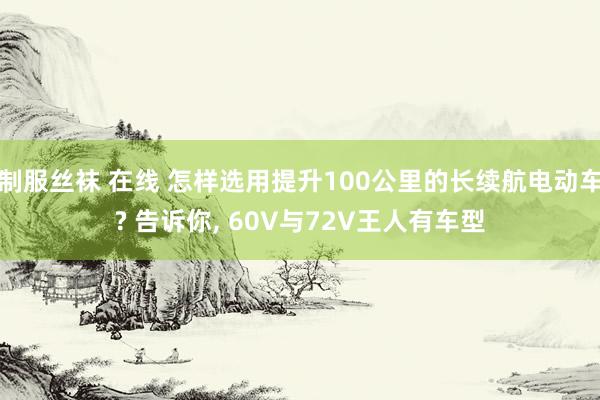 制服丝袜 在线 怎样选用提升100公里的长续航电动车? 告诉你, 60V与72V王人有车型